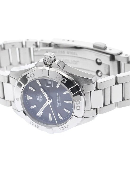 TAG HEUER Aquaracer WAY1410 Date Black Dial Quartz Ladies Watch_944339 main image 6